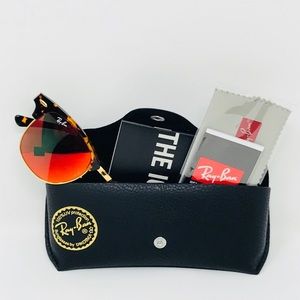 RayBan 51mm RB3016 Tortoise ClubMaster sunglasses